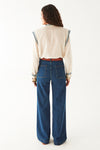 Maison Hotel Philippa Blouse in Panna Cotta - Arielle Clothing