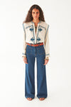 Maison Hotel  Philippa Blouse in Panna Cotta - Arielle Clothing