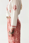 Shyla Blouse in Chikan Blossom