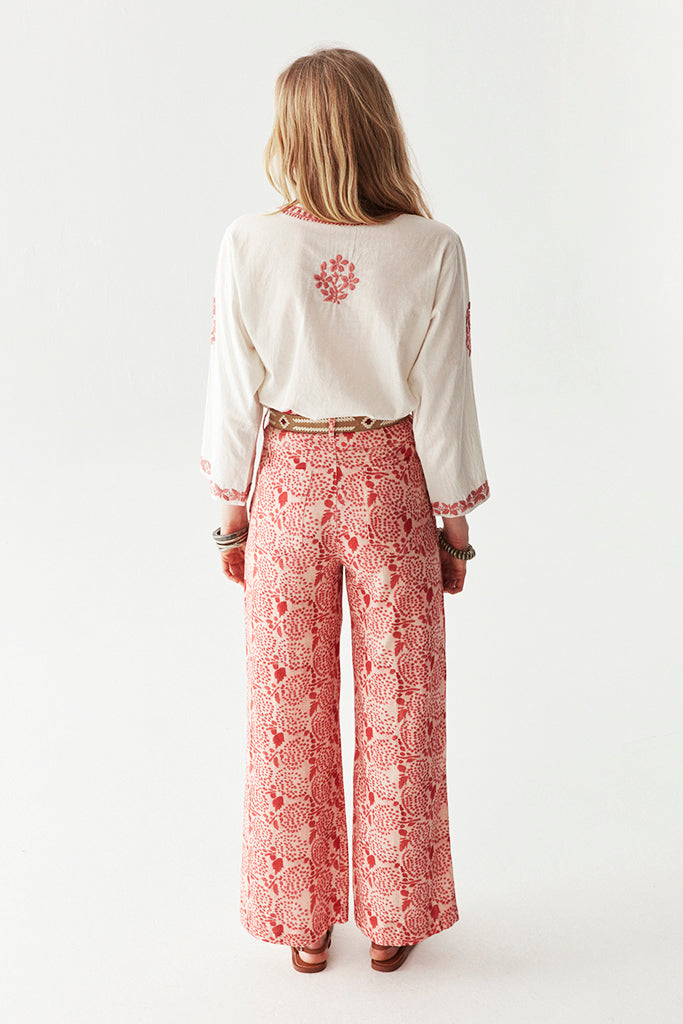 Shyla Blouse in Chikan Blossom