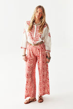 Shyla Blouse in Chikan Blossom