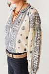 Maison Hotel Stephanie Blouse in Off-White - Arielle Clothing