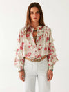 Maison Hotel Lolita Blouse in Candy Roses - Arielle Clothing