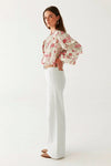 Maison Hotel Lolita Blouse in Candy Roses - Arielle Clothing