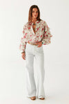 Maison Hotel Lolita Blouse in Candy Roses - Arielle Clothing