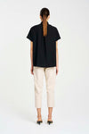 Mela Purdie F416 1831 Tapered Flat Pant in Flax - Arielle Clothing