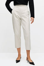 Mela Purdie F416 1831 Tapered Flat Pant in Stone - Arielle Clothing