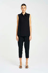 Mela Purdie F602 1917 Capri Pant in Black - Arielle Clothing