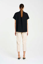 Mela Purdie F602 8768 Resort Top in Black - Arielle Clothing