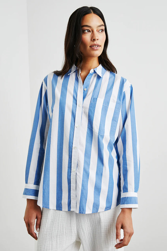 Rails Arlo Shirt in Rue Stripe - Arielle Clothing
