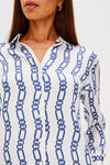 Rails Dorian Button Down Shirt in Chain Stripe - Arielle Clothing