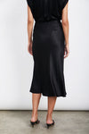 Rails Maya Satin Skirt in Black - Arielle Clothing