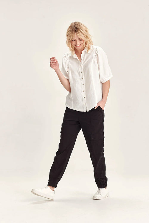 Verge Acrobat History Pants in Black - Arielle Clothing