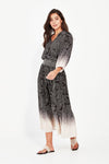  Verge Amara Skirt in Black/Print - Arielle Clothing