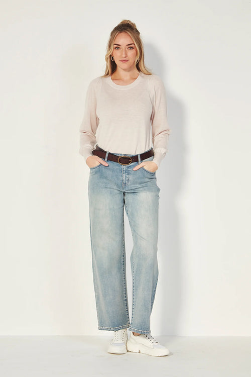 Verge Bronte Sweater in Bone - Arielle Clothing