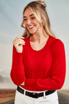 Verge Bronte Sweater in Fire - Arielle Clothing