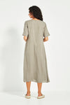 Verge Cayman Midi Dress in Green Tea - Arielle Clothing