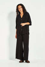 Verge Cayman Elbow Sleeve Jacket in Black - Arielle Clothing