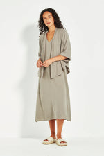 Verge Cayman Elbow Sleeve Jacket in Green Tea - Arielle Clothing