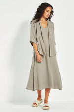 Verge Cayman Elbow Sleeve Jacket in Green Tea - Arielle Clothing