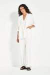 Verge Cayman Elbow Sleeve Jacket in Green Tea - Arielle Clothing