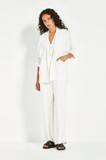 Verge Cayman Elbow Sleeve Jacket in Green Tea - Arielle Clothing