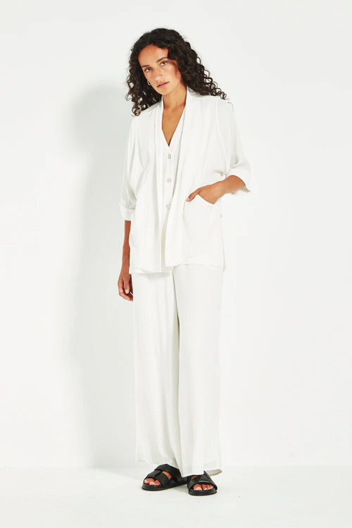 Verge Cayman Elbow Sleeve Jacket in Green Tea - Arielle Clothing