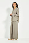 Verge Cayman Palazzo Pant in Green Tea - Arielle Clothing