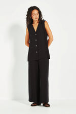Verge Cayman Palazzo Pants in Black - Arielle Clothing