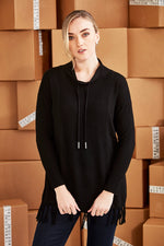 Verge Havana Sweater in Black - Arielle Clothing