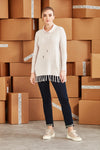 Verge Havana Sweater in Bone - Arielle Clothing 