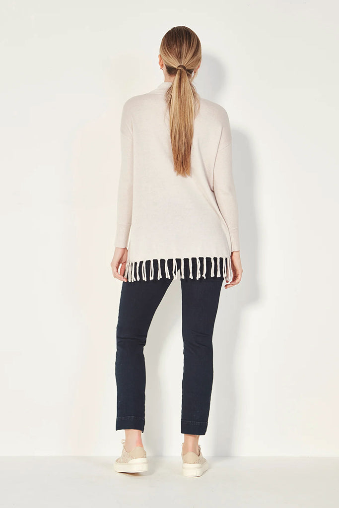 Verge Havana Sweater in Bone - Arielle Clothing 