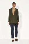 Verge Havana Sweater in Olive Marle - Arielle Clothing