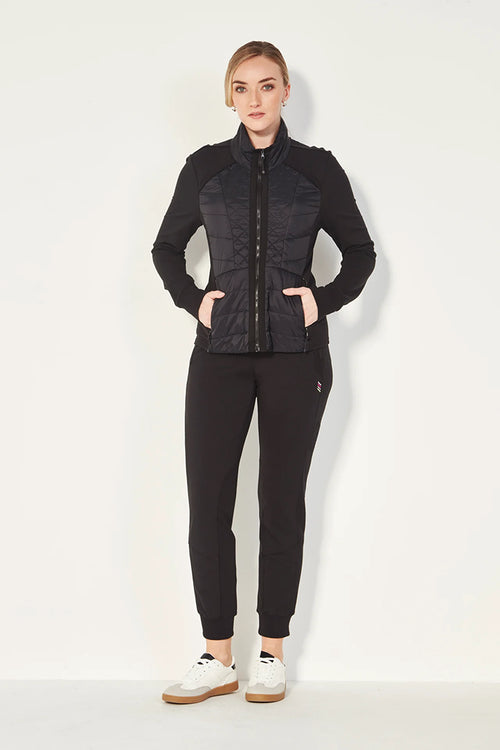 Verge Idaho Slim Fit Jacket in Black - Arielle Clothing
