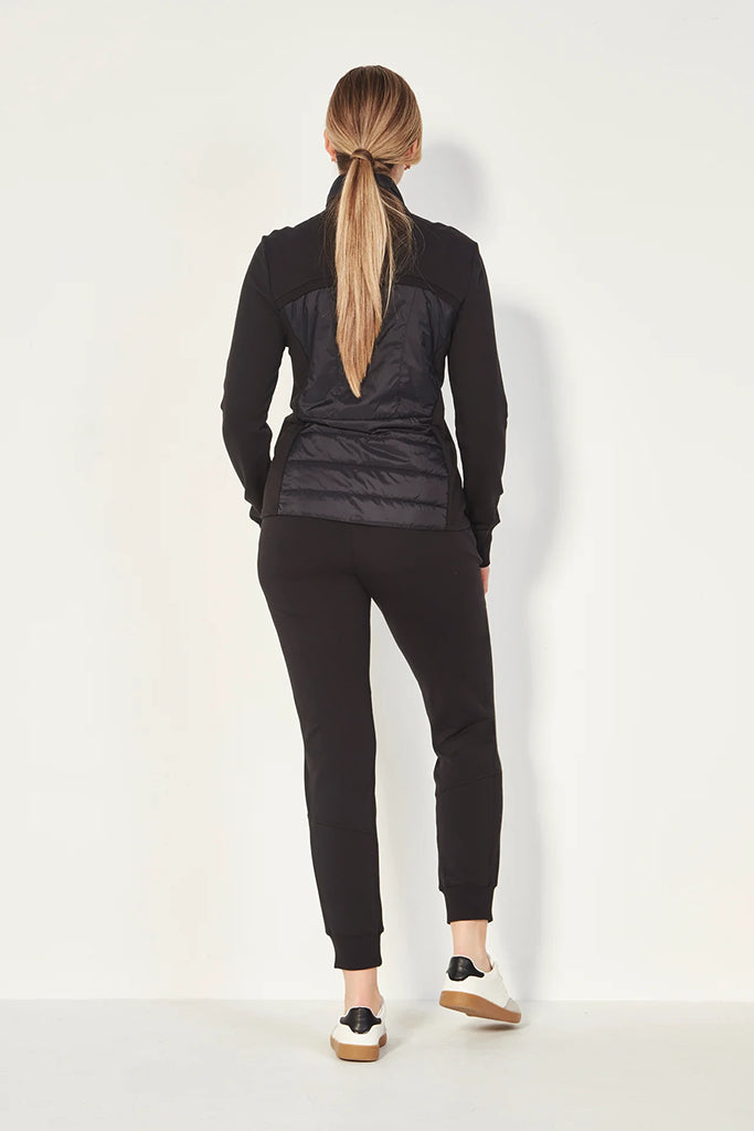 Verge Idaho Slim Fit Jacket in Black - Arielle Clothing