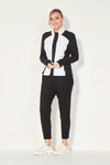 Verge Idaho Jacket in Black & White - Arielle Clothing
