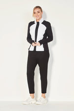 Verge Idaho Jacket in Black & White - Arielle Clothing