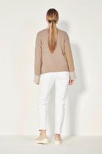 Verge Loom Sweater in Latte - Arielle Clothing