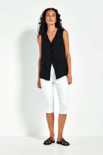 Verge Loretta Vest in Black - Arielle Clothing