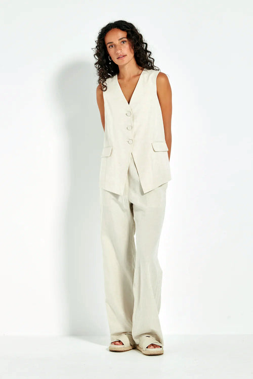 Verge Loretta Vest in Cashew - Arielle Clothing