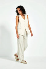 Verge Loretta Vest in Cashew - Arielle Clothing