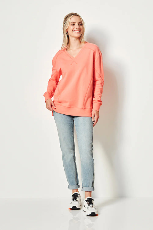 Verge Paris Boyfriend Jean in Mid Blue - Arielle Clothing