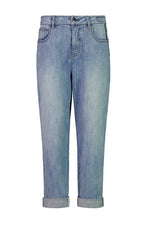 Verge Paris Boyfriend Jean in Mid Blue - Arielle Clothing