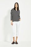 Verge Sail Tee in Black - Arielle Clothing