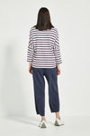 Verge Sail Top in Denim - Arielle Clothing