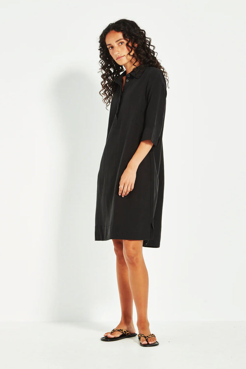 Verge Seville Shift Dress in Black - Arielle Clothing