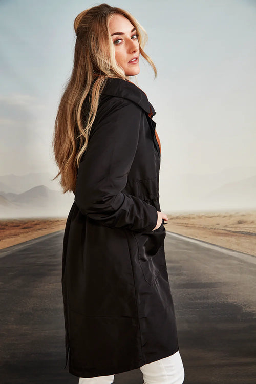 Verge Stargaze Coat in Black - Arielle Clothing