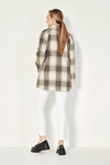 Verge Tori Coat in Check - Arielle Clothing