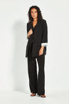 Verge Sierra Wide Leg Pants in Black - Arielle Clothing