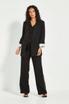 Verge Yara Longline Blazer in Black - Arielle Clothing